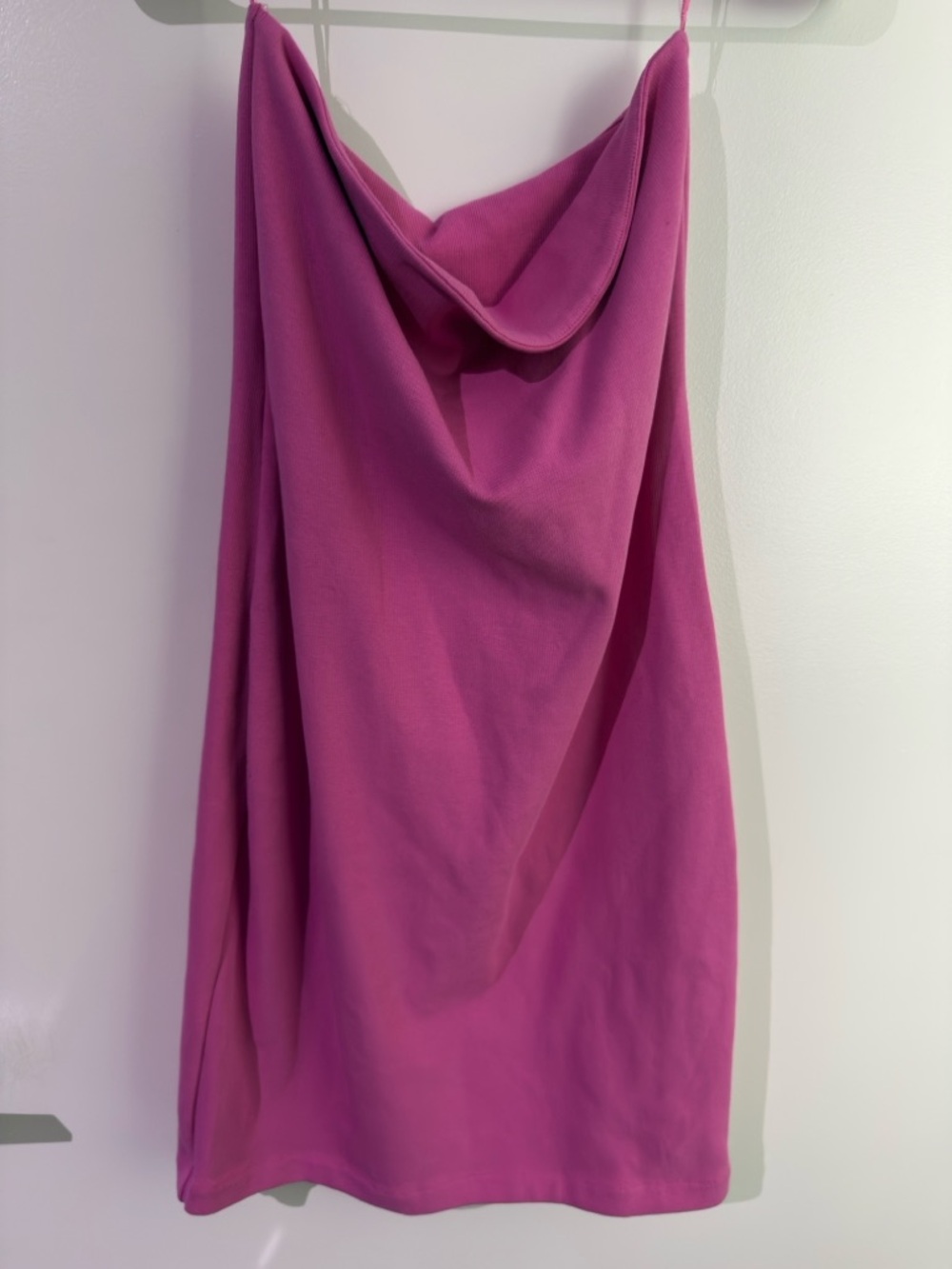 Zara Fuchsia Cowl Slip Dress